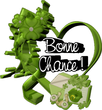 07 Transparent Background Bonne Chance French Messages 