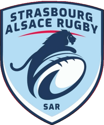 S.A.R - Strasbourg Alsace Dept 67 Rugby Club Francia Logo Sportivo 