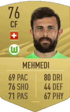 Admir Mehmedi Suisse F I F A - Joueurs Cartes Jeux Vidéo Multi Média 