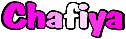 Chafiya C WEIBLICH - Maghreb Muslim Vorname 