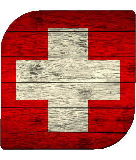 Square Swiss Europe Flags 