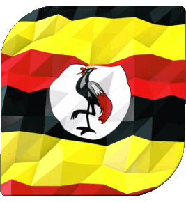 Platz Uganda Afrika Fahnen 