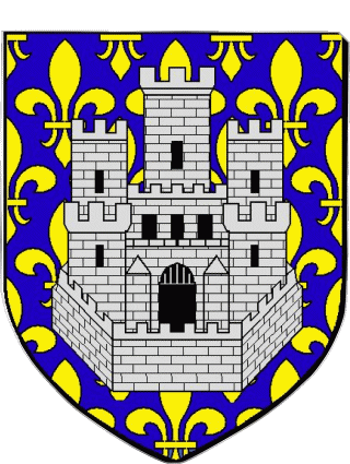 Blasone-Blasone MELUN 77 Dipartimenti - Città Francia Bandiere 