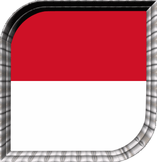 Carré Monaco Europe Drapeaux 