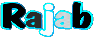 Rajab R MASCULINO - Magreb Musulmán Nombre 