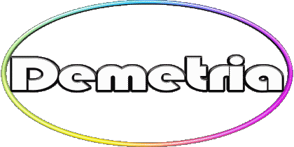 Demetria D FEMININ - Espagne Prénoms 