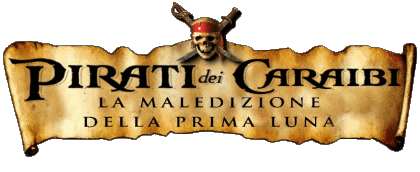 Logo Italiano La Maledizione della prima luna Pirati dei Caraibi Film Internazionale Multimedia 