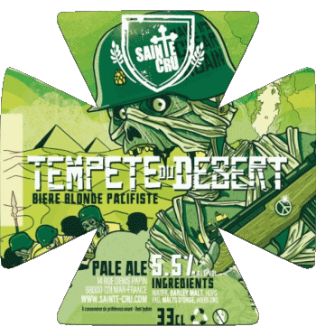Tempete du desert-Tempete du desert Sainte Cru Frankreich Bier Getränke 