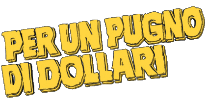 Logo Italiano Per un puno di dollari Film Internazionale Multimedia 