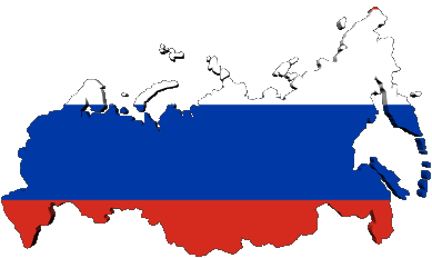 Map Russia Europe Flags 