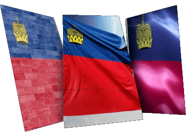 Forma Liechtenstein Europa Bandiere 