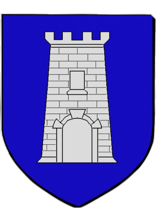 Blasone-Blasone AVALLON 89 Dipartimenti - Città Francia Bandiere 