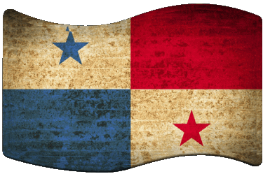 Rettangolo Panama America Bandiere 