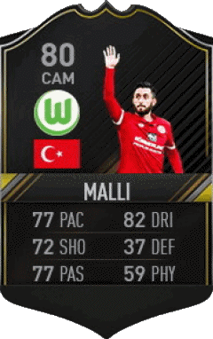 Yunus Malli Turchia F I F A - Giocatori carte Videogiochi Multimedia 
