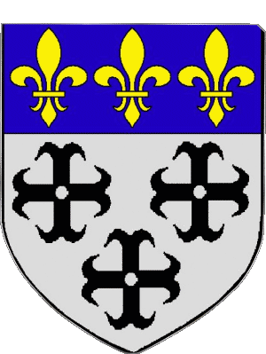 Wappen-Wappen MOULINS 03 Abteilungen - Städte Frankreich Fahnen 