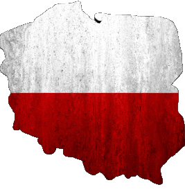Map Poland Europe Flags 