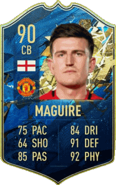 Harry Maguire Angleterre F I F A - Jugadores  cartas Vídeo Juegos Multimedia 