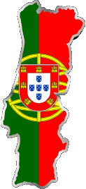 Map Portugal Europe Flags 