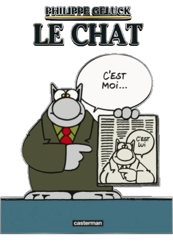 Le chat - Philippe Geluck Tira Cómica Multimedia 