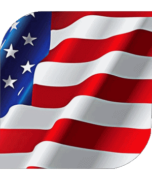 Carré U.S.A - National Amériques Drapeaux 