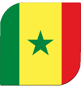 Platz Senegal Afrika Fahnen 