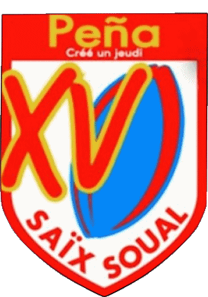 Peña Saïx Soual XV Dept 81 Rugby Club France Logo Sports 
