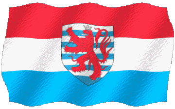 Ondulation Luxembourg Europe Drapeaux 