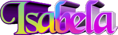 Isabela I FEMMINILE - Spagna Nome 
