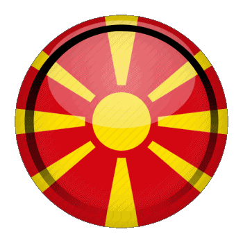 Rotondo - Anelli Macedonia Europa Bandiere 