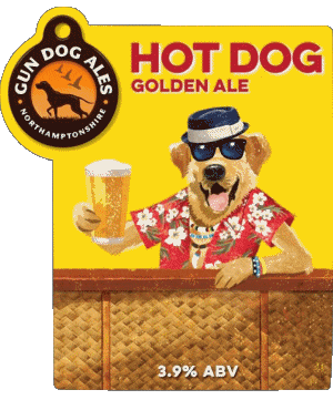 Hot dog Golden ale-Hot dog Golden ale Gun Dogs Ales Royaume Uni Bières Boissons 