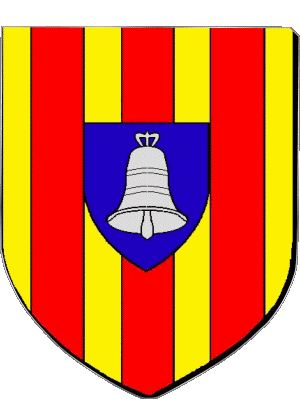 Wappen-Wappen Ariege 09 Abteilungen - Städte Frankreich Fahnen 