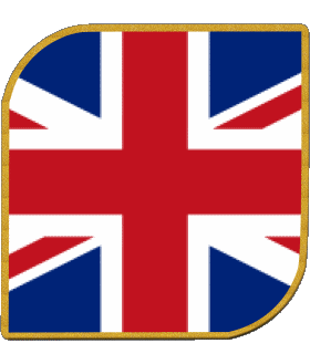 Quadrato UK Europa Bandiere 