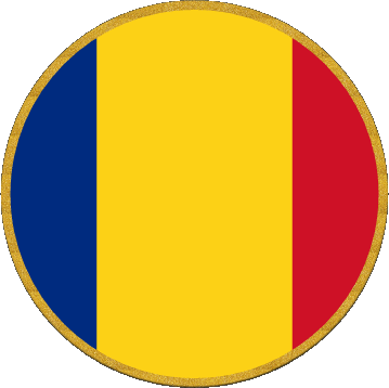 Rond Roumanie Europe Drapeaux 