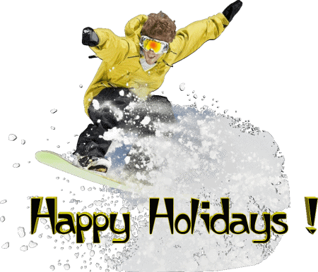 Serie 04 Happy Holidays Winter English Messages 