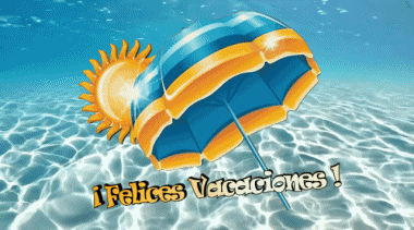 002 Sfondo animato Felices Vacaciones Spagnolo Messagi 
