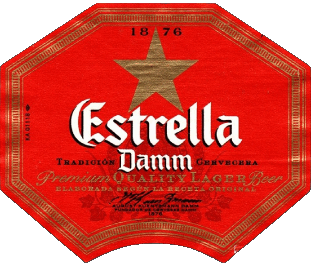 Estrella Damm Spanien Bier Getränke 