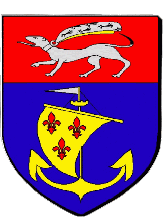 Blason-Blason QUIBERON 56 Départements - Villes France Drapeaux 