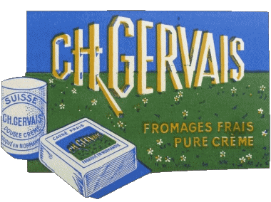 Carré Frais (Gervais) Frankreich Käse Essen 