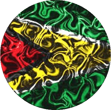 Rond Guyana Amériques Drapeaux 