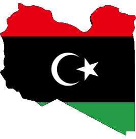 carte Libye Afrique Drapeaux 