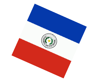 Sfera - Cubo Paraguay America Bandiere 
