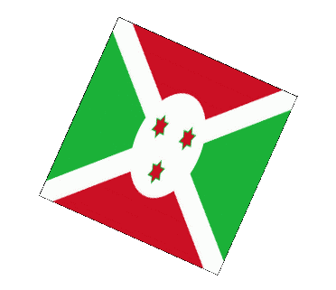 Sphere - Cube Burundi Afrique Drapeaux 