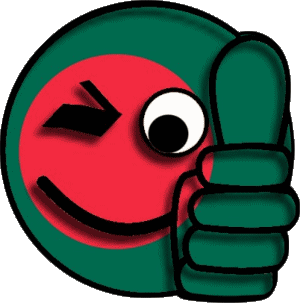 Smiley - OK Bangladesh Asia Flags 