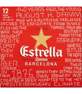 Estrella Damm Espagne Bières Boissons 