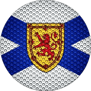 Round Scotland Europe Flags 