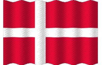 Welligkeit Dänemark Europa Fahnen 