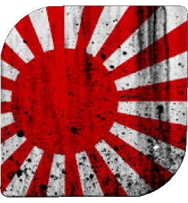 Carré Japon Asie Drapeaux 