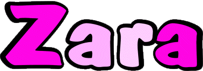 Zara Z FEMMINILE  - UK - USA - IRL - AUS - NZ Nome 