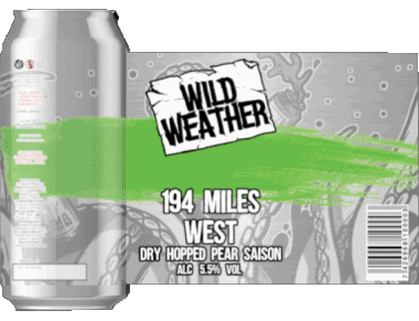 194 miles west-194 miles west Wild Weather UK Beers Drinks 