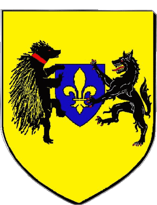 BLOIS 41 Abteilungen - Städte Frankreich Fahnen 